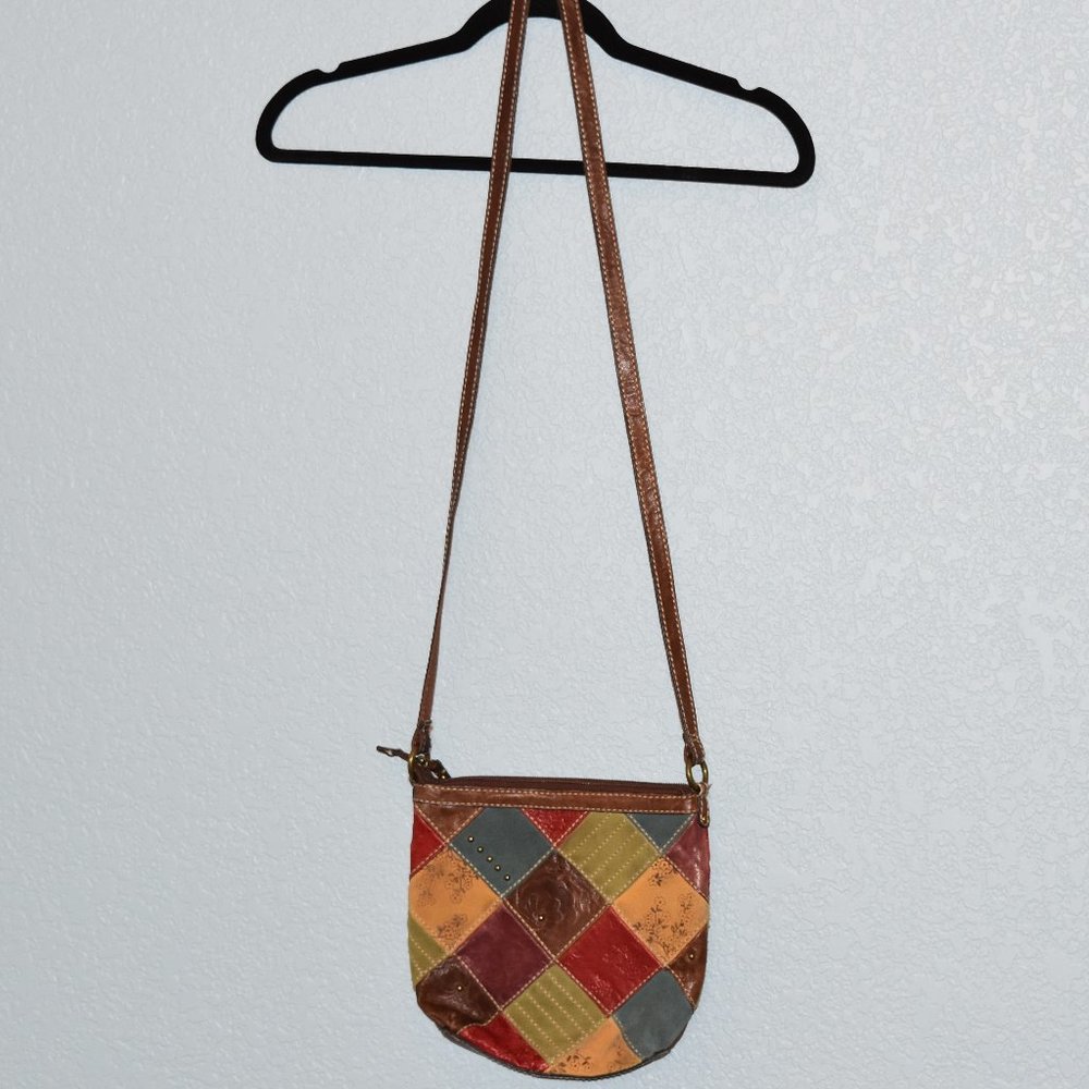 Fossil Leather Crossbody Bag
